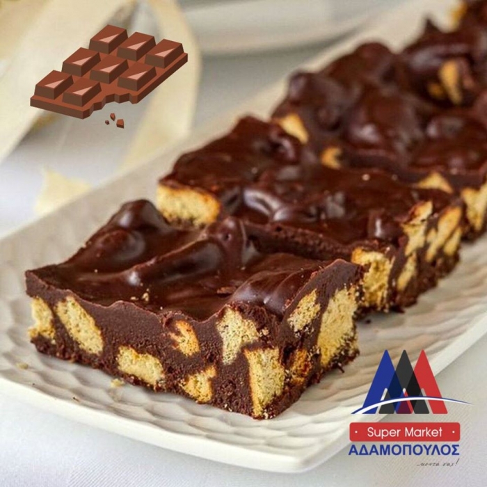 Σοκολατένιο Κέικ Ψυγείου χωρίς Ζάχαρη